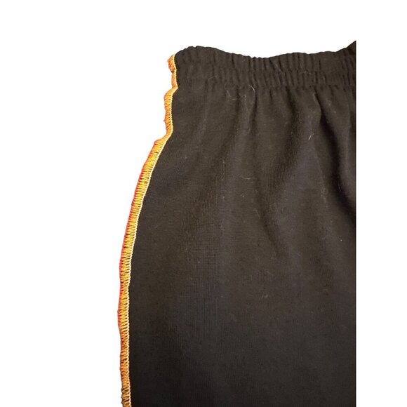 Bonnie Boer Plus 2X Womens Black 2-Piece Set Black Patchwork Fringe Multi Media - Picture 7 of 8